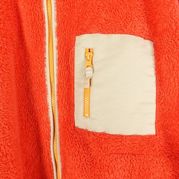 J Crew Jacket Womens SZ M Superplush Sherpa Full Zip Fleece Oversized Baggy Cozy - Picture 2 of 11